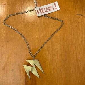 Handmade brass necklace